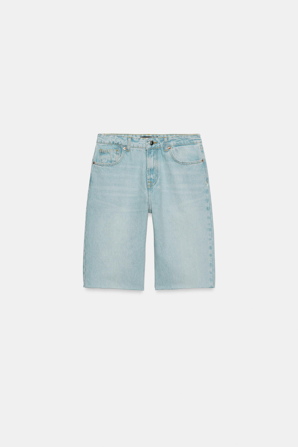 ДЖИНСОВЫЕ ШОРТЫ Z1975 СО СРЕДНЕЙ ПОСАДКОЙ — ZARA