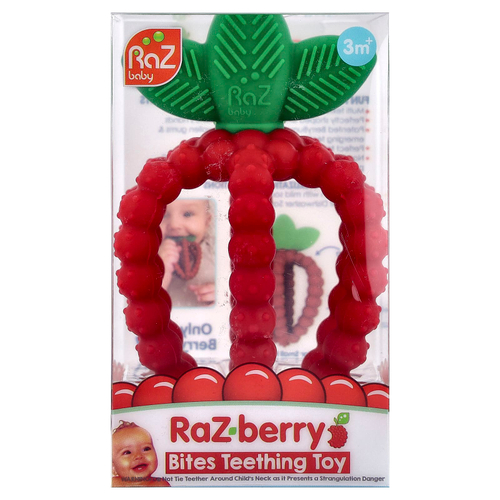RaZbaby, Raz-Berry Bites, игрушка для прорезывания зубов, от 3 месяцев, 1 игрушка