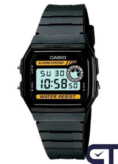Casio F-94WA-9D — мужские цифровые часы с микроподсветкой и секундомером