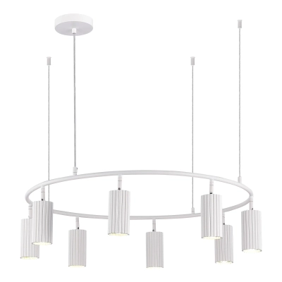 SL1213.503.08 Светильник подвесной ST-Luce Белый/Белый GU10 8*5W 4000K