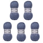 Пряжа Alize (Ализе) Superlana Maxi / уп.5 мот. по 100 г, 100м, 203 джинса A