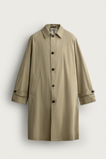 КОНТРАСТНЫЙ ТРЕНЧ RELAXED FIT — ZARA