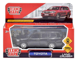 Модель ин. мет. "Toyota Land Cruiser" 12,5см, открыв. двери, черный CRUISER-BK (Технопарк)