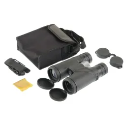 Бинокль Veber Sputnik Zoom 8-15х42 с сумкой, крышками и ремешком