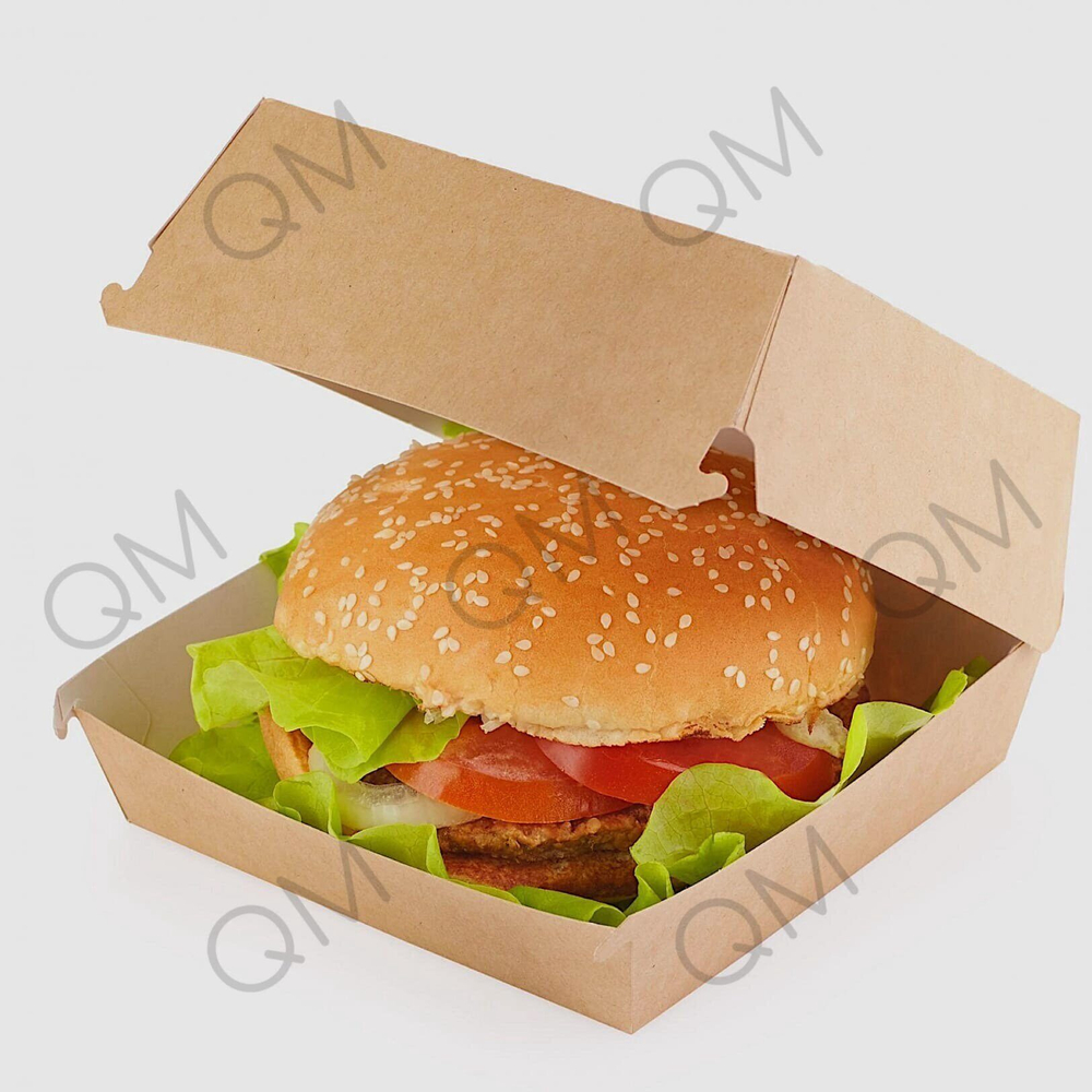 Упаковка для бургеров ECO BURGER XL (150 шт./кор. 3 упак., 50 шт) р-р 130*130*110 мм