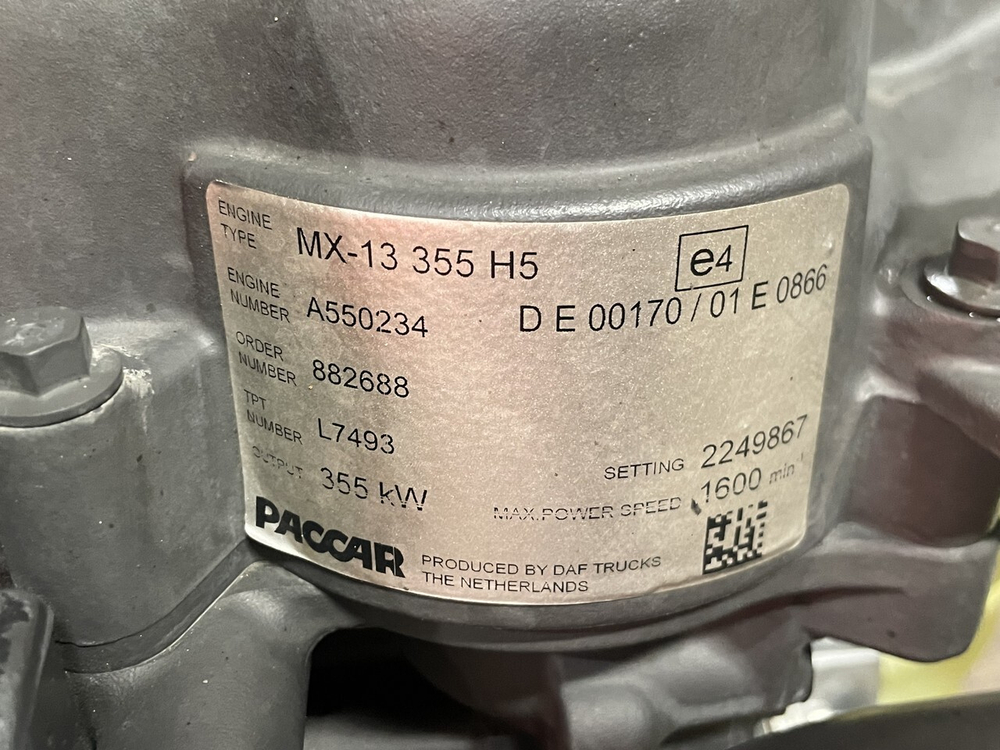 Двигатель MX13 480 л.с Euro 6 2023 года.