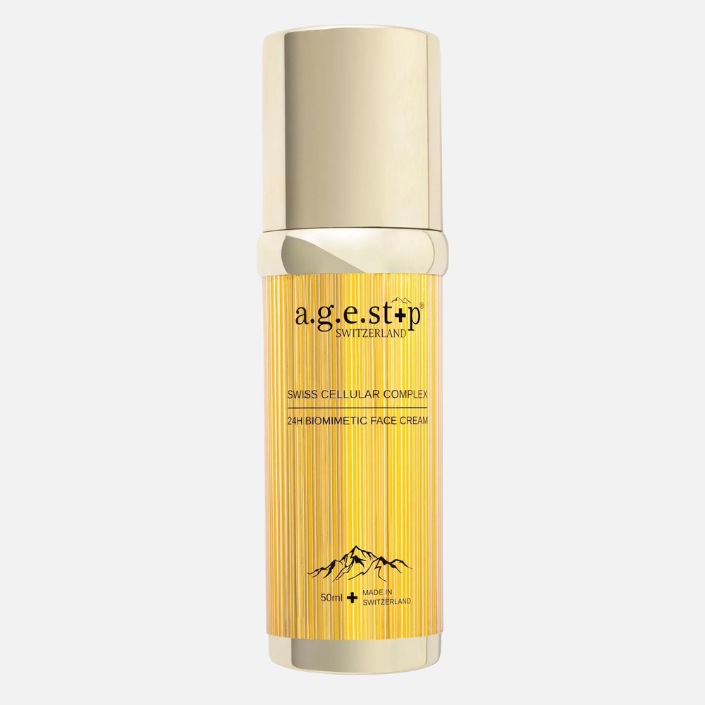 AGESTOP SWITZERLAND SWISS CELLUAR COMPLEX 24H BIOMIMETIC FACE CREAM Био-миметический крем для лица, 50 млКопировать товар