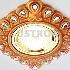 Точечный светильник Дизайн С Узором И Орнаментом Гипс D5550 SB/CL Ambrella