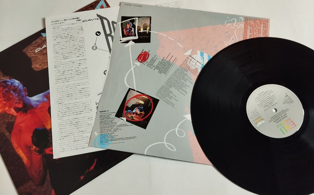 Винтажная виниловая пластинка LP David Bowie Lets Dance (Japan 1983) (No Obi)