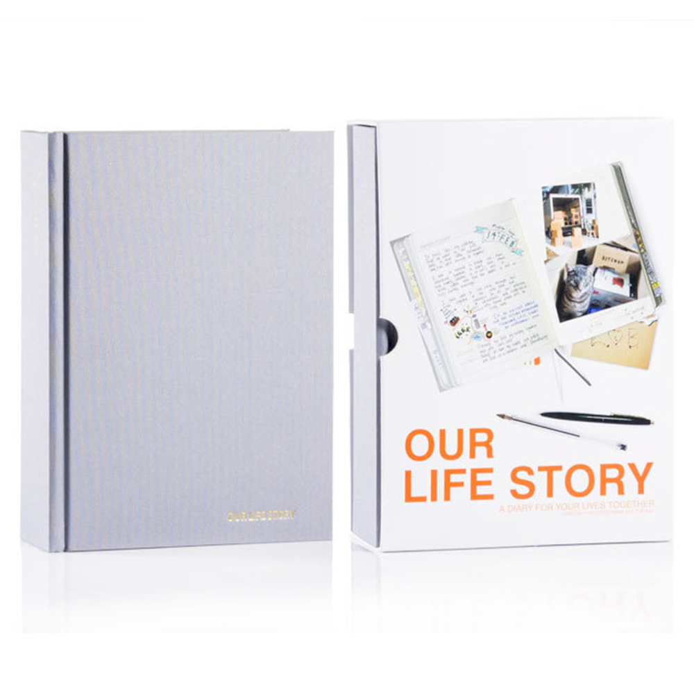 Дневник для двоих our life story серый