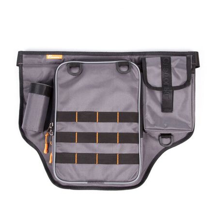 Сумка рыболовная поясная "СЛЕДОПЫТ" Fishing Belt Bag Light, 44х35х6 см, без коробок, цв. серый/7/