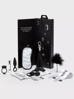 Эротический набор Pleasure Overload 10 Days of Play Gift Set (Цвет: серебристый с черным)