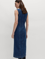 Хлопковое джинсовое платье Midi - Marks & Spencer