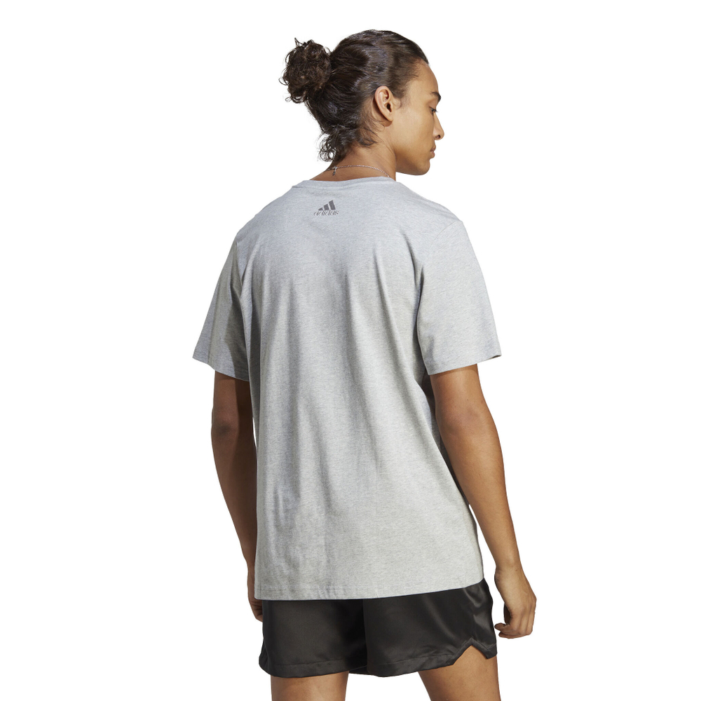 Мужское теннисное поло adidas Essentials Single Jersey Big Logo T-Shirt Men - Lightgrey, White