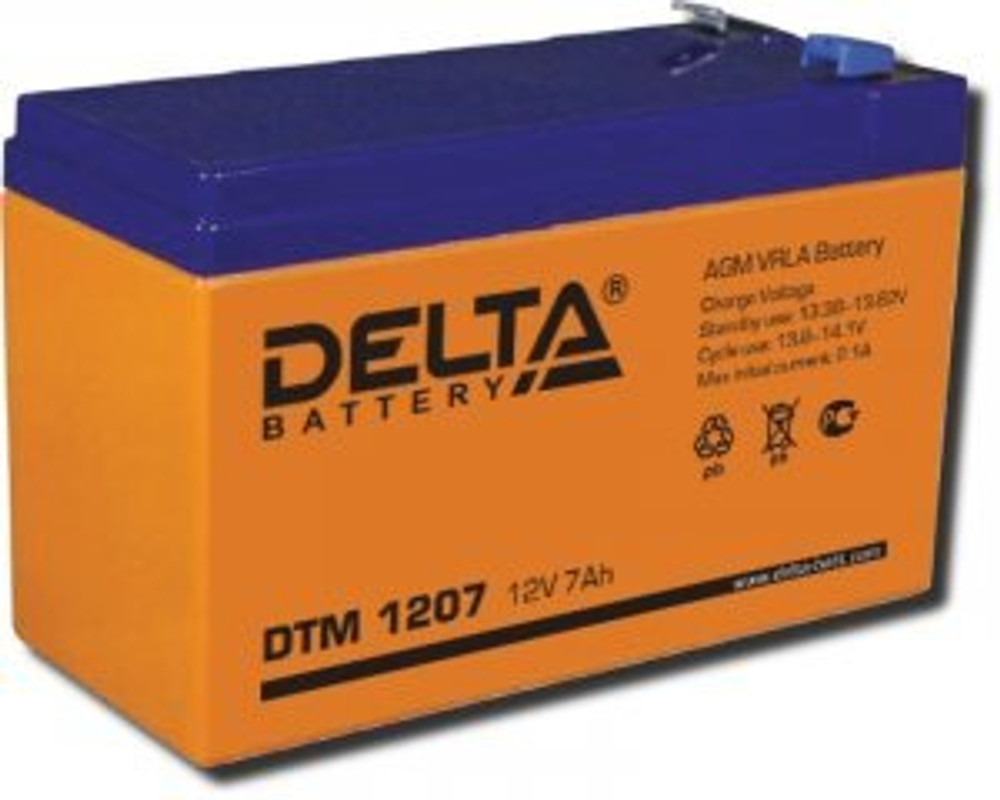 Аккумулятор DTM1207 12 В 7 А/ч
