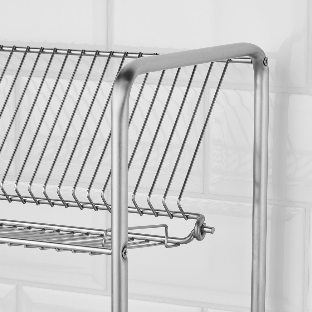 IKEA ORDNING  (ИКЕА ОРДНИНГ)  -  Сушилка для посуды - нержавеющая сталь 50x27x36 см