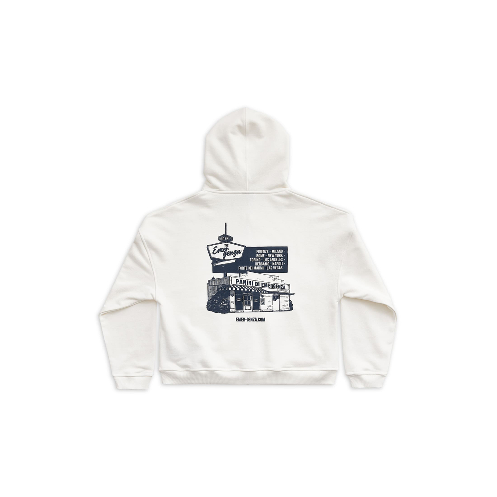 PANINI ZIP-UP HOODIE OVERSIZED