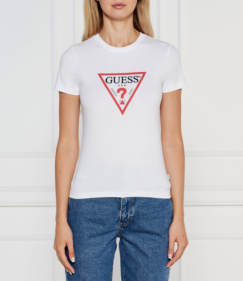 Футболка ICONIC Guess Jeans - белый(W4YI04 J1314)