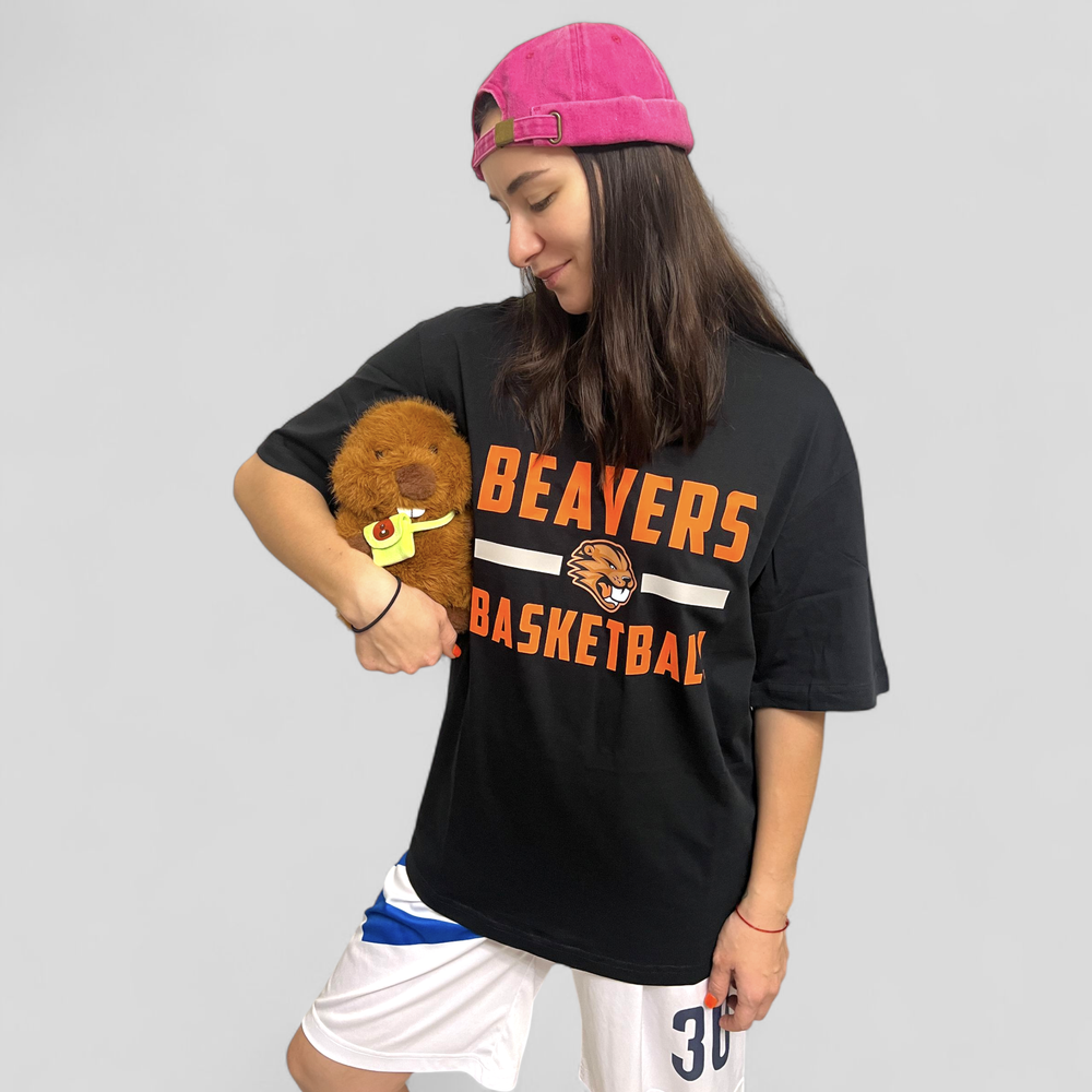 T-SHIRT BEAVERS BASKETBALL BLACK