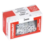 Шайба оцинкованная кузовная DIN 9021 3 мм (1000 шт) 181351