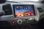 Магнитола для Honda Civic 8 4d 2005-2012 (левый руль) - FarCar BM9-2K-7373-9 монитор 9.5" 2K QLED на Android 14, Быстрая, CarPlay, 4G SIM-слот