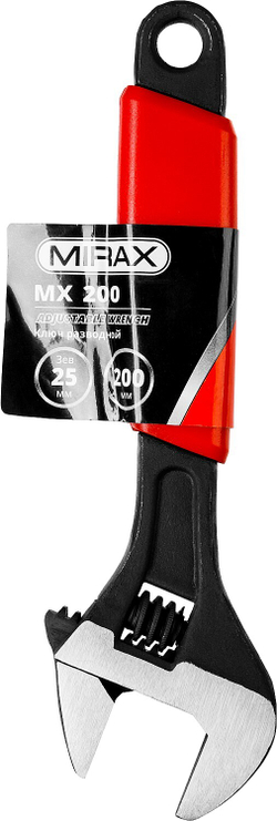 MIRAX MX, 200/25 мм, разводной ключ (27249-20)