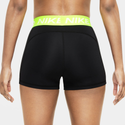 Женские теннисные шорты Nike Performance 365 3in Ball Shorts Women - Black, Neon Yellow
