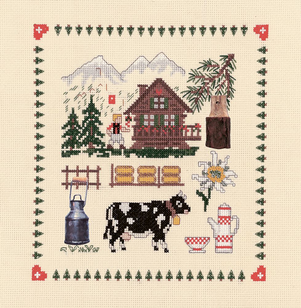 Набор для вышивания нитками Le Bonheur des Dames, Accessoires La Montagne (Аксессуары Горы), 20х21 см Набор для вышивания нитками Le Bonheur des Dames, Accessoires La Montagne (Аксессуары Горы), 20х21 см