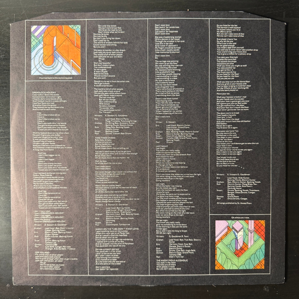 10cc ‎– Bloody Tourists (Скандинавия 1978г.)