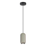 5053/1D PENDANT ODL24 375 черный/серый/металл Подвес GU10 LED 4W OVALI