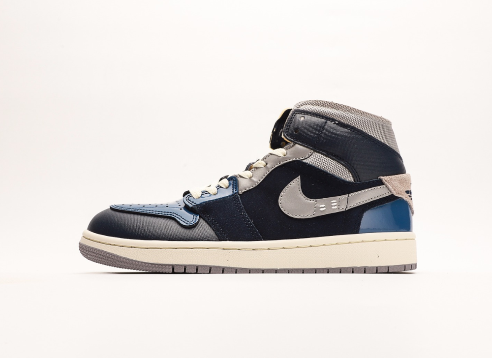 Купить кроссовки Nike Air Jordan 1 Mid SE Craft Obsidian French Blue