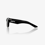 Спортивные очки 100% Bowen / Polished Black / Grey Lens / на узкое лицо