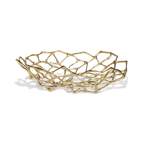 Ваза Bone Large Brass