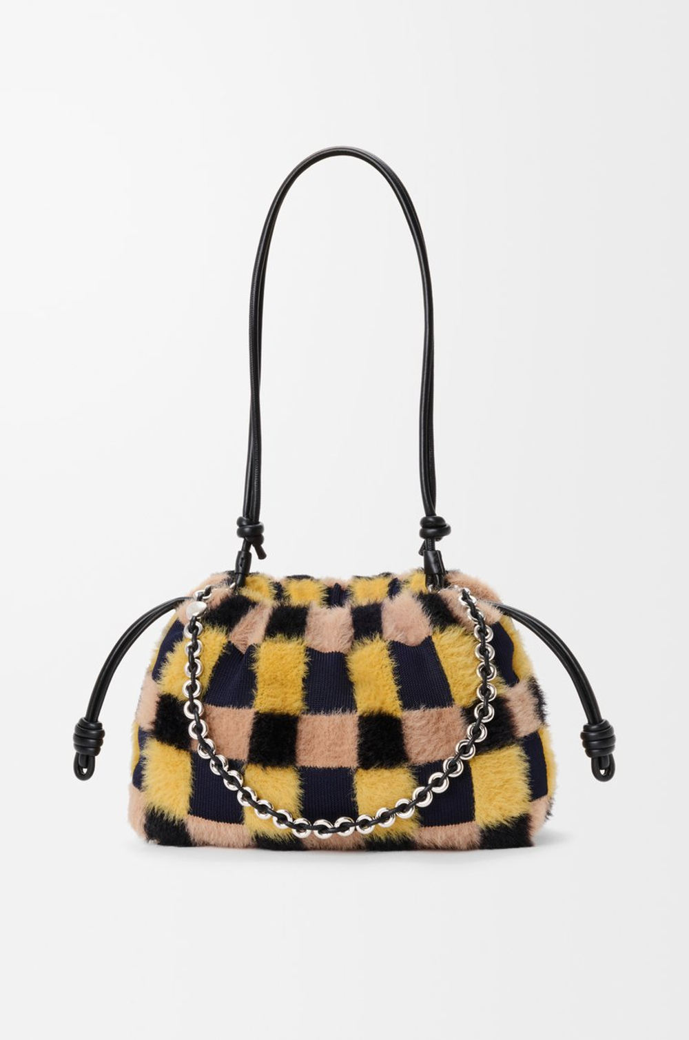 Loewe Средняя сумка Flamenco из жаккардовой вязки, разноцветный