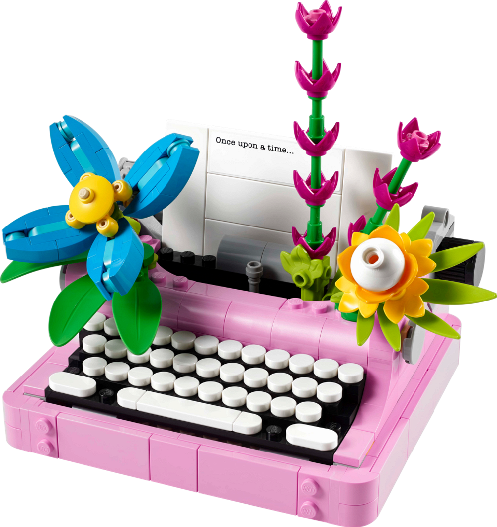 Конструктор Лего Креатор Печатная машинка с цветами | LEGO Creator Typewriter with Flowers 31169, 363 детали (8+)