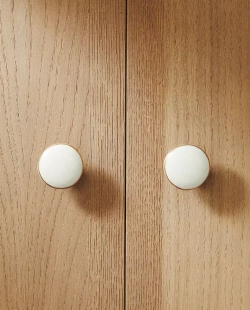 ZARA HOME ДВЕРНАЯ РУЧКА С ЗОЛОТОЙ КАЙМОЙ (НАБОР ИЗ 2 ШТ.)