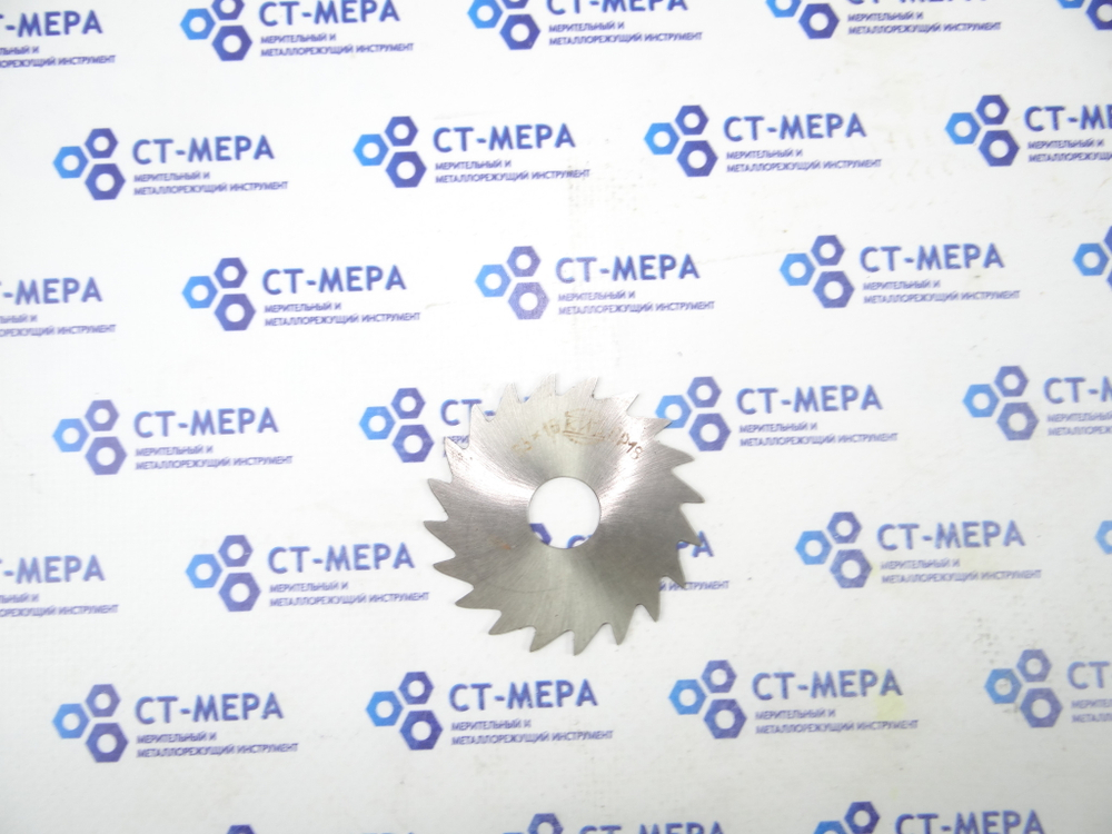 Фреза отрезная по металлу 63х1.6х16мм. z=20 Р18 без фаски без ш/п