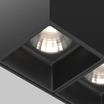 Накладной светодиодный светильник Maytoni Alfa LED C065CL-02-L12W4K-B