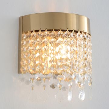 Бра 1*G9 AQUA AP1 латунь Crystal Lux