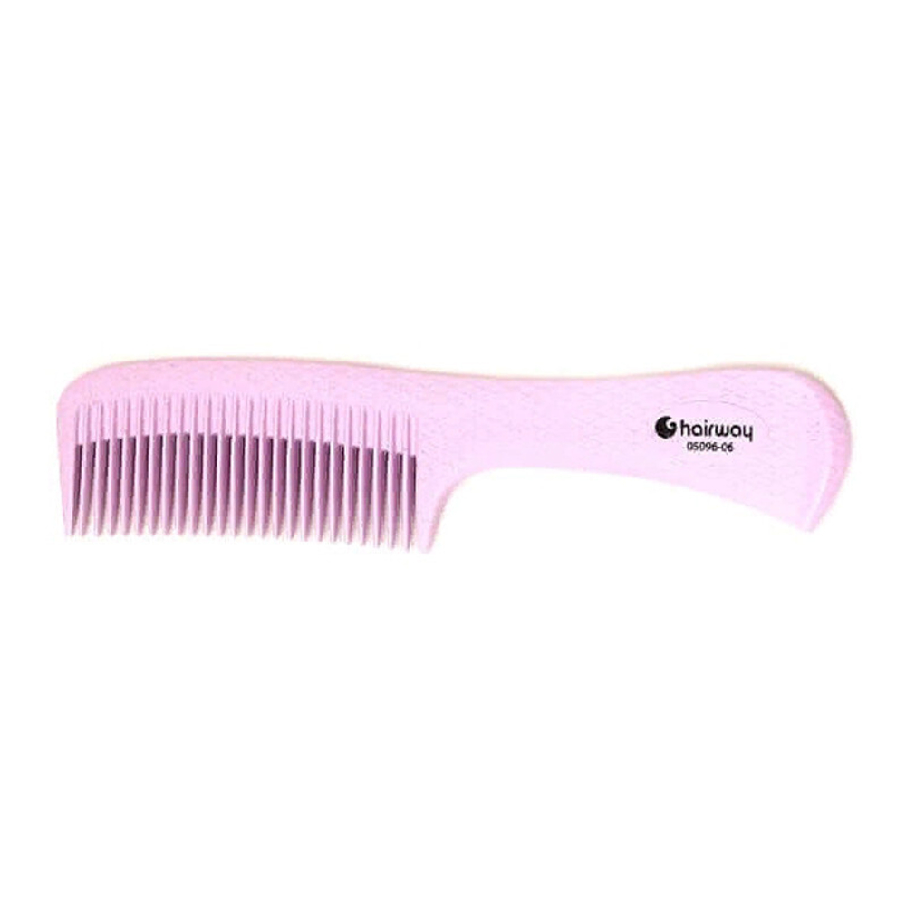 Hairway Eco Парикмахерская расчёска розовая 05096-06