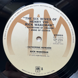 Винтажная виниловая пластинка LP Rick Wakeman The Six Wives Of Henry VIII (Япония 1975) (Без Оби) Catherine Of Aragon