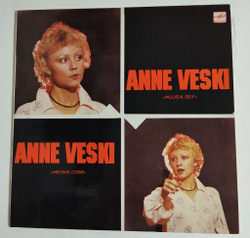 Винтажная виниловая пластинка LP Anne Veski Ansambel Muusik Seif Анне Вески и ансабль Мюзик Сейф (СССР 1983)