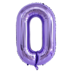 Шар цифра СИРЕНЕВАЯ 100см