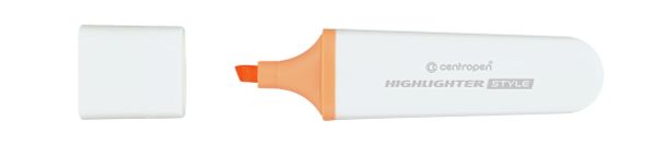 Текстовыделители HIGHLIGHTER STYLE 6252/1 1-4.6 мм, 10 шт, 6252/1 оранжевый пастель, Centropen 6252/1