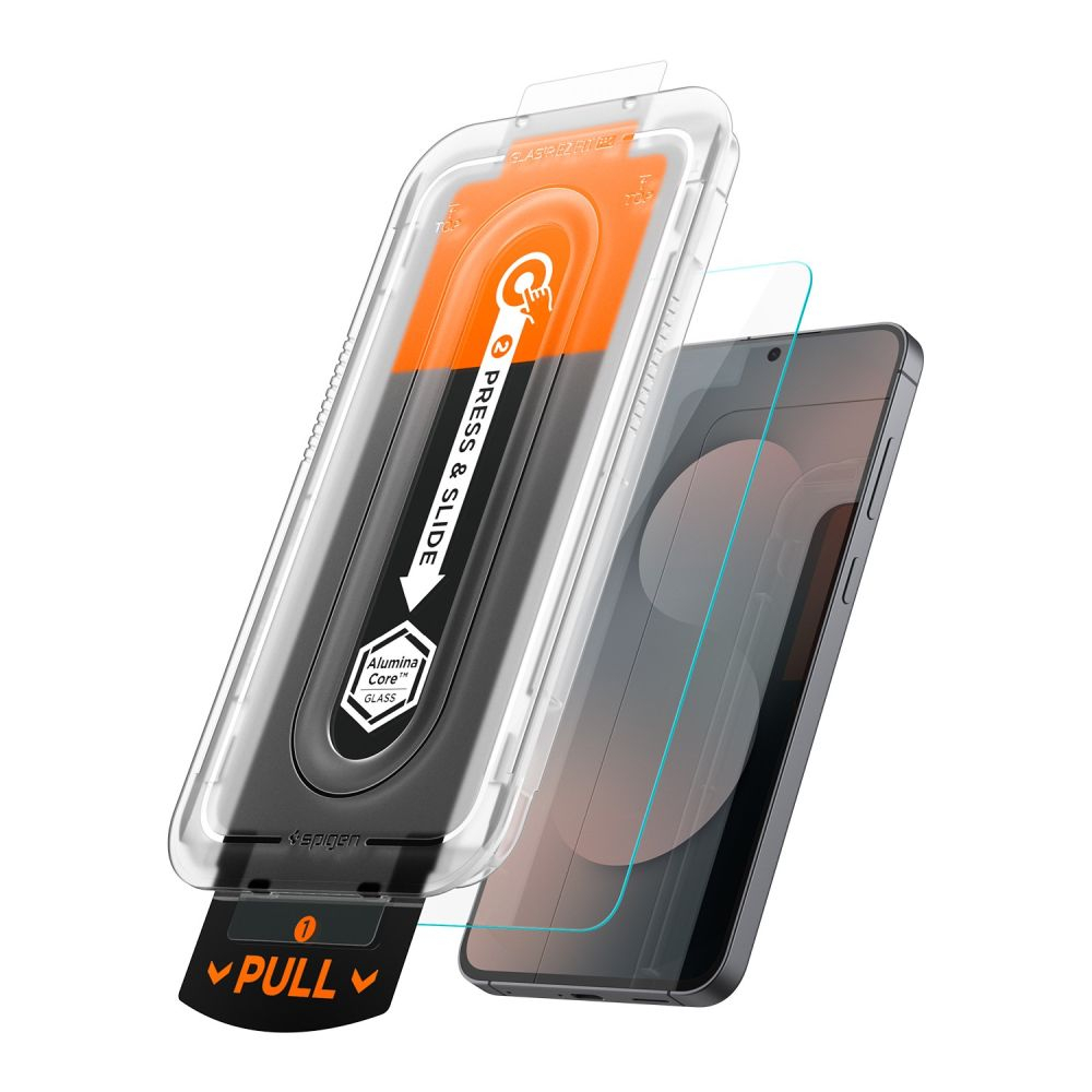 Защитное стекло Spigen Glas.tR EZ Fit Pro 2 шт. для Galaxy S25 FE Clear