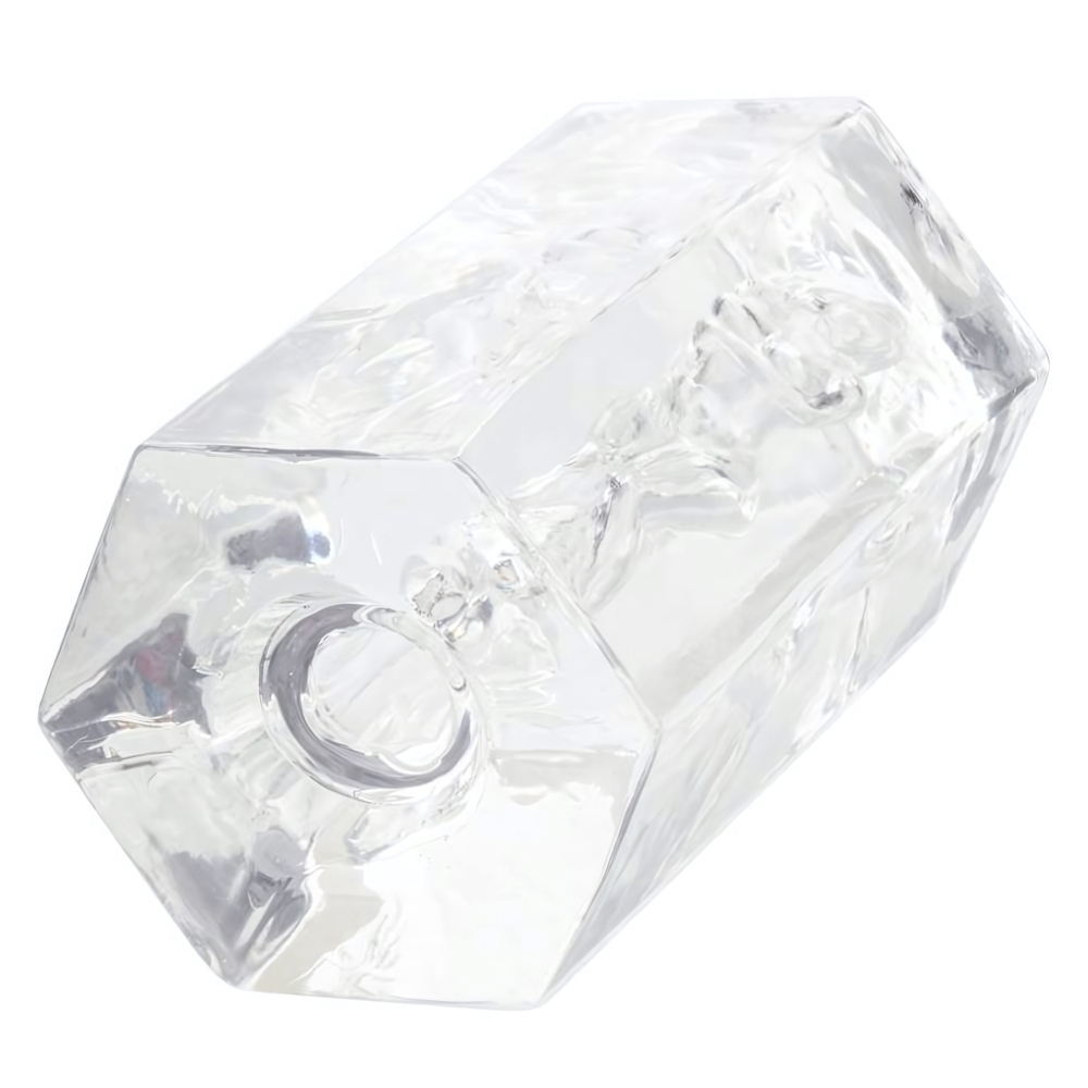 Прозрачный мастурбатор Crystal с внутренним рельефом в виде женского тела (Цвет: прозрачный)
