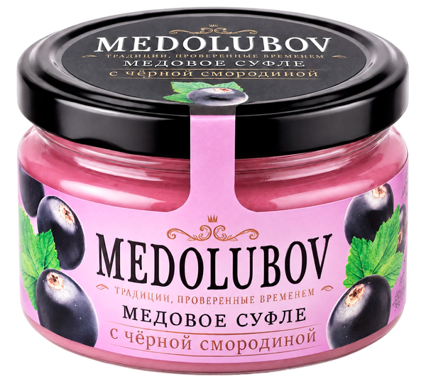 Медовое суфле с чёрной смородиной Медолюбов