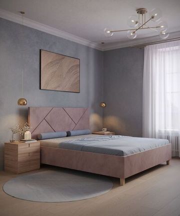 Двуспальная кровать с настилом Дельта, 180х180