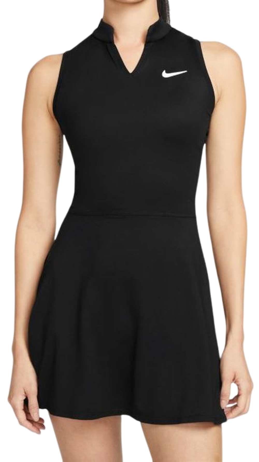 Женская Платье теннисное Nike Court Dri-Fit Victory Tennis Dress W - black/white