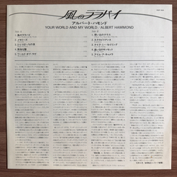 Виниловая пластинка Albert Hammond ‎– Your World And My World LP
